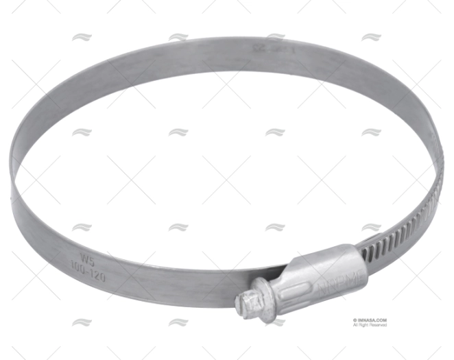 ABRAÇADEIRA INOX W5 100-120/12 NORMA
