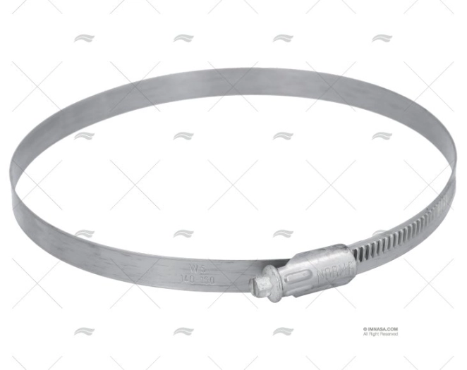 ABRAÇADEIRA INOX W5 140-160/12 NORMA