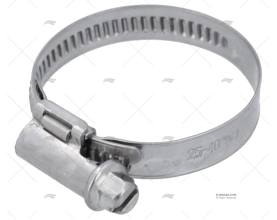 FASCETTA INOX W4  25- 40/ 9