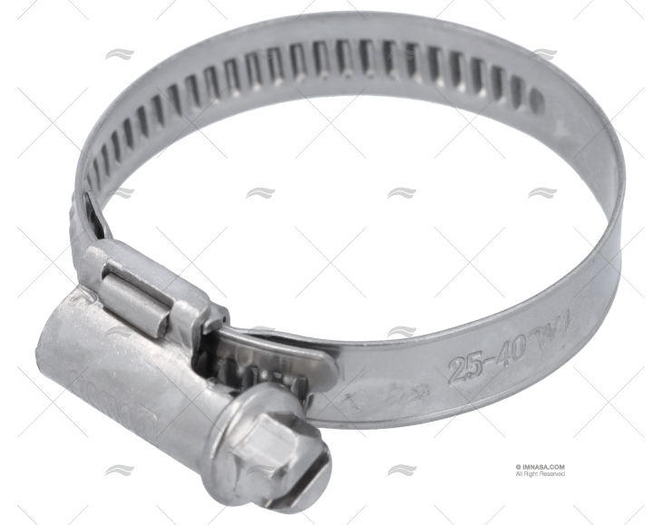 FASCETTA INOX W4  25- 40/ 9