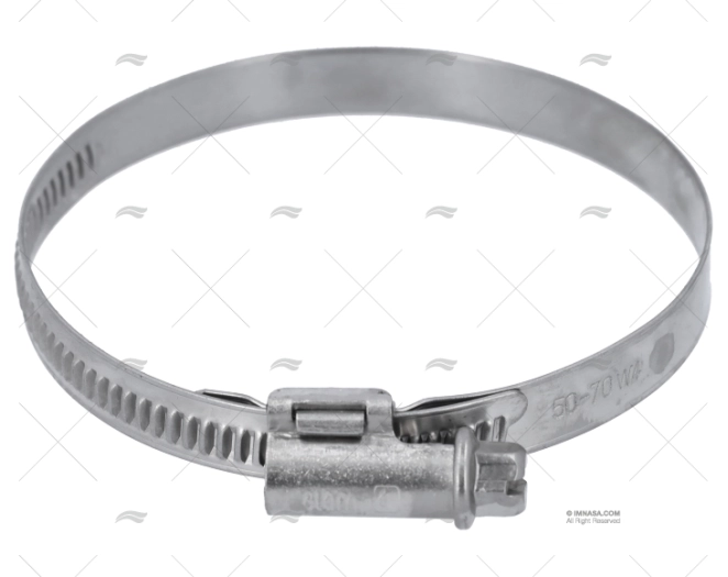FASCETTA INOX W4  50- 70/ 9