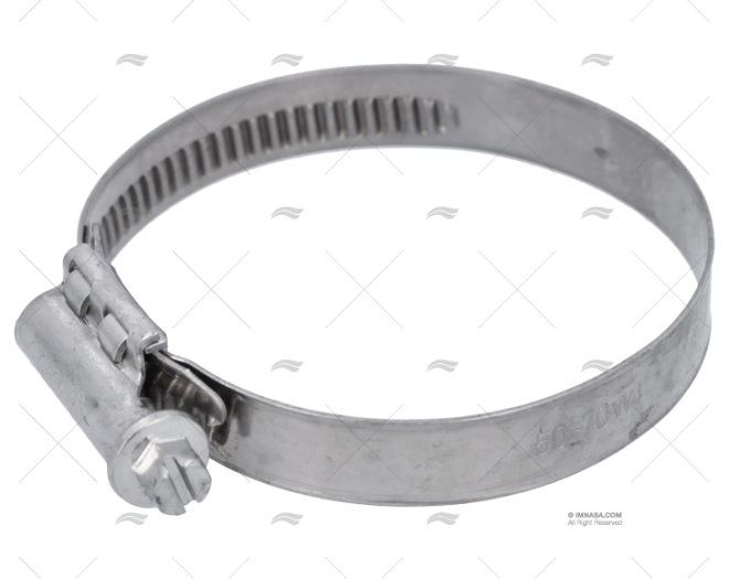 ABRAÇADEIRA INOX W4  50- 70/12