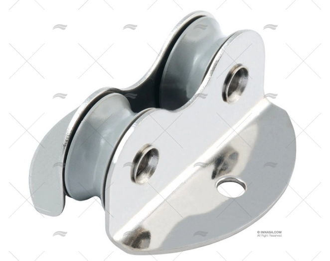 PULEGGIA S/CUSC. 16mm PASSASCAFO 2 PULEGGE ALLEN BROTHERS