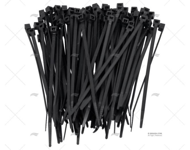 FASCETTA NYLON 2,5x98 NERA 100 UNITÀ NORMA