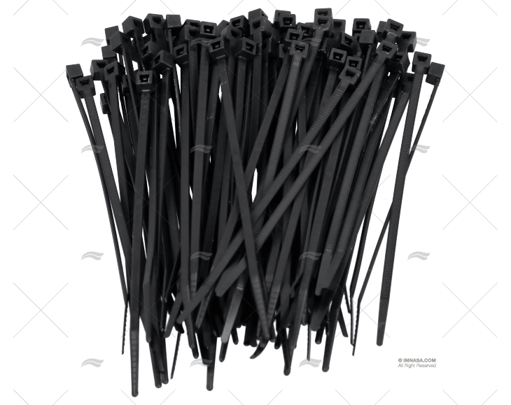 FASCETTA NYLON 2,5x98 NERA 100 UNITÀ NORMA
