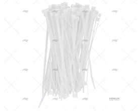 FASCETTA NYLON 3,6x140 BIANCA 100 UNITÀ NORMA