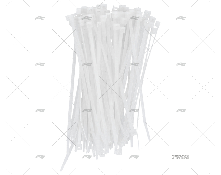 NYLON CABLE-TIE 3,6x140 WHITE 100 UNITS