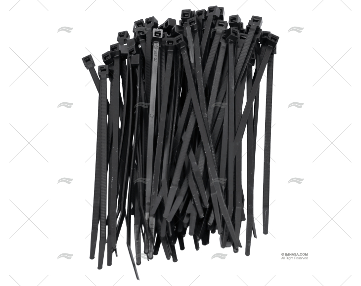 FASCETTA NYLON 3,6x140 NERA 100 UNITÀ NORMA