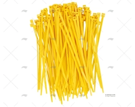 FASCETTA NYLON 3,6x140 GIALLA 100 PZ. NORMA