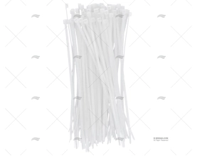 FASCETTA NYLON 3,6x200 BIANCA 100 UNITÀ NORMA