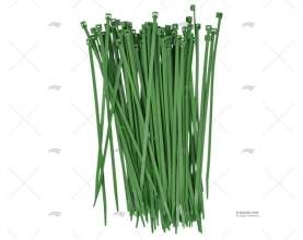 ABRAÇADEIRA NYLON 3,6x200 VERDE 100 UNIDADES NORMA