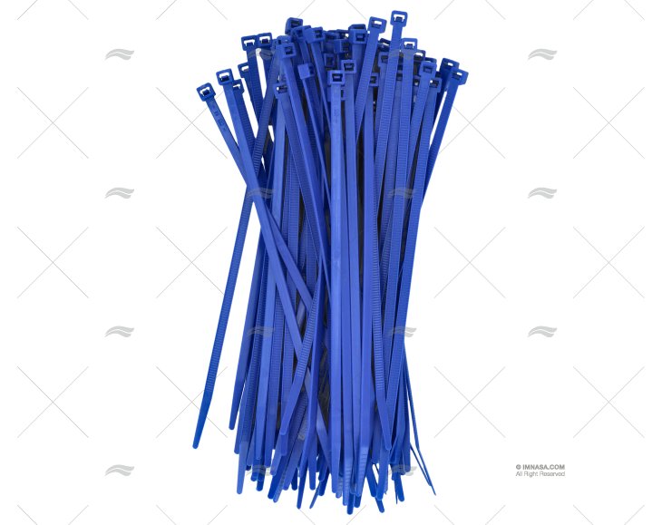 FASCETTA NYLON 4,8x200 BLU 100 PEZZI NORMA