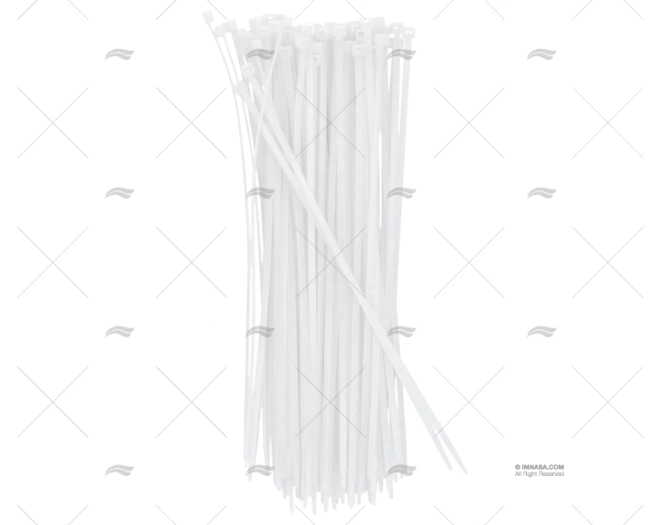 FASCETTA NYLON 4,8x290 BIANCA 100 PEZZI NORMA