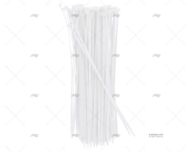 FASCETTA NYLON 4,8x290 BIANCA 100 PEZZI NORMA
