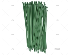 ABRAÇADEIRA NYLON 4,8x290 VERDE 100 UNIDADES NORMA