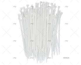 FASCETTA NYLON 7,8x240 BIANCA 100 UNITÀ NORMA