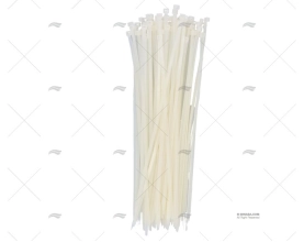 ABRAÇADEIRA NYLON 7,8x450 BRANCA 100 UNIDADES NORMA
