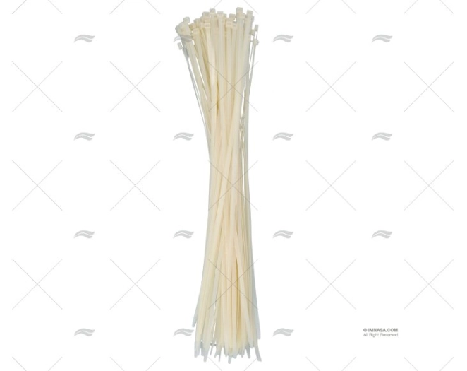 ABRAÇADEIRA NYLON 9x780 BRANCA 100 UNIDADES NORMA