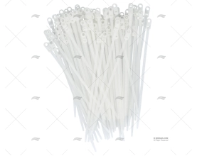 ABRAÇADEIRA NYLON C/OLHAL 4,8x200 BRANCA 100 U. NORMA