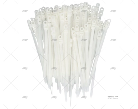 FASCETTA NYLON C/ASOLA 7,8x200 BIANCA 100 PZ. NORMA