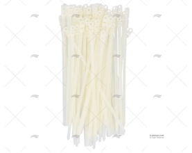FASCETTA NYLON C/ASOLA 7,8x380 BIANCA 100 PZ. NORMA