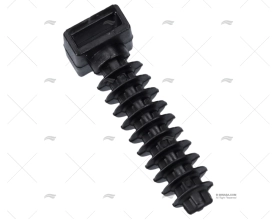 TASSELLO FISSATORE FASCETTA 8mm NERO 100 U. NORMA