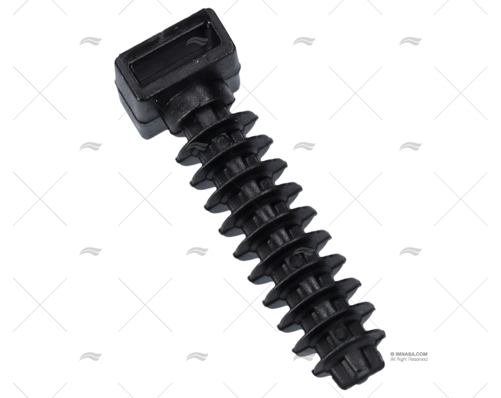 TASSELLO FISSATORE FASCETTA 8mm NERO 100 U. NORMA
