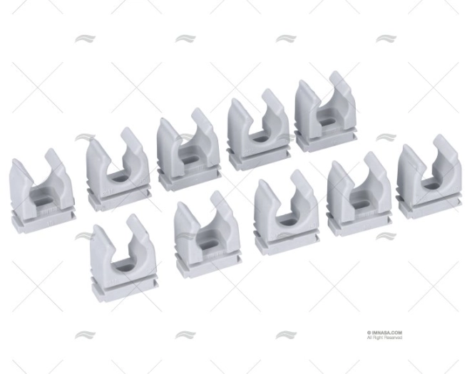 FASCETTA CLIP APERTA TUBO 16mm 10 PZ. NORMA