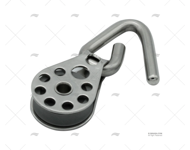 POLIA S/ROLAMENTOS 25mm SIMPLES C/GANCHO ALLEN BROTHERS