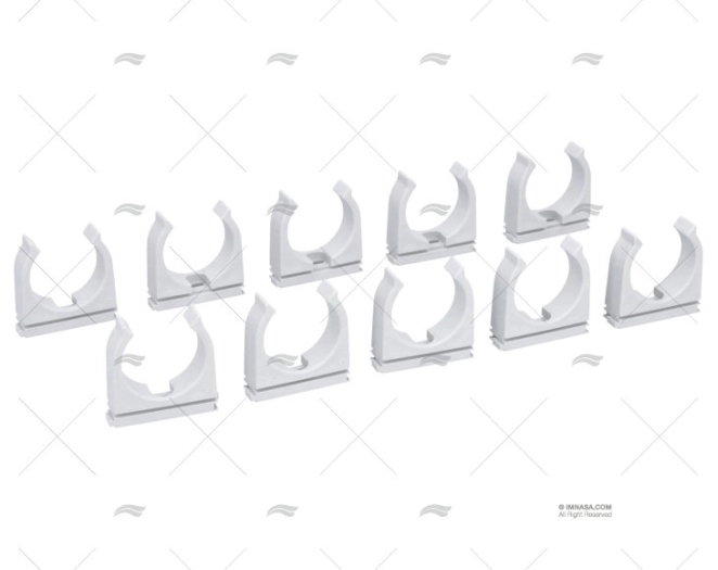 ABRAÇADEIRA CLIP ABERTA TUBO 40mm 10 U. NORMA