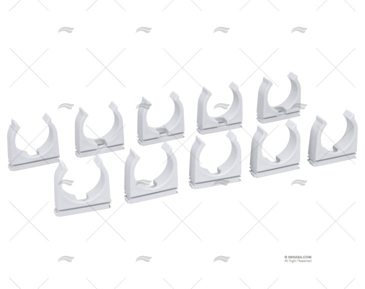 FASCETTA CLIP APERTA TUBO 40mm 10 PZ. NORMA