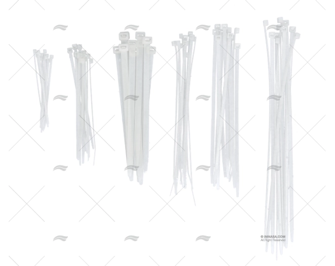 FASCETTA KIT BIANCA 6 MISURE (10UxMISURA)