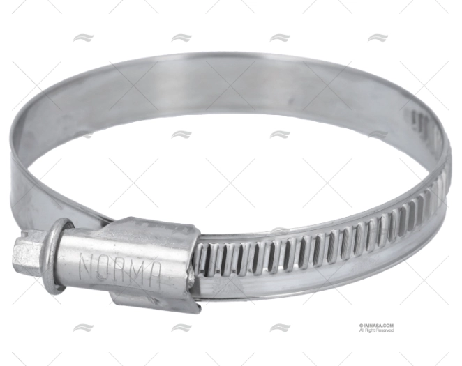ABRAÇADEIRA INOX W4  50- 70/12 NORMA