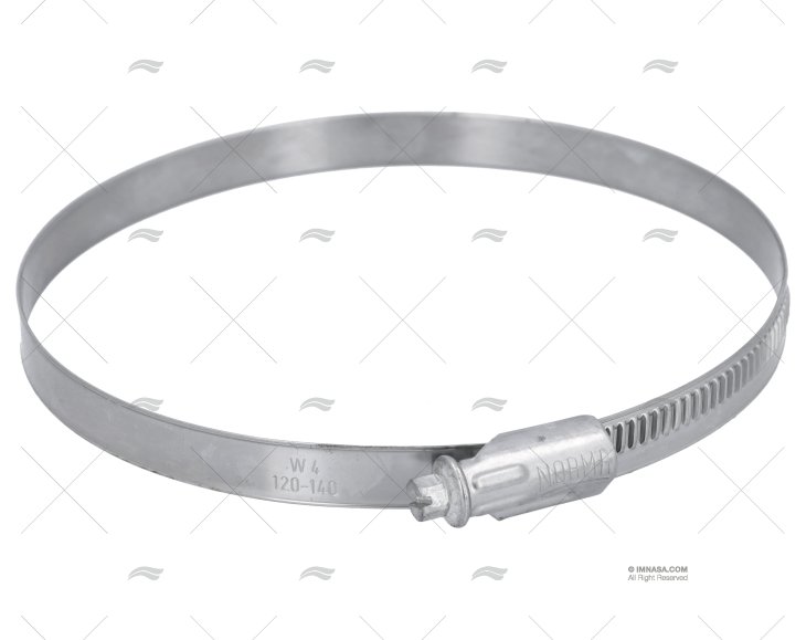 ABRAÇADEIRA INOX W4 120-140/12 NORMA