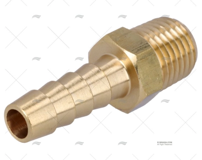 RACCORD ROSCA TUBO LATÃO
