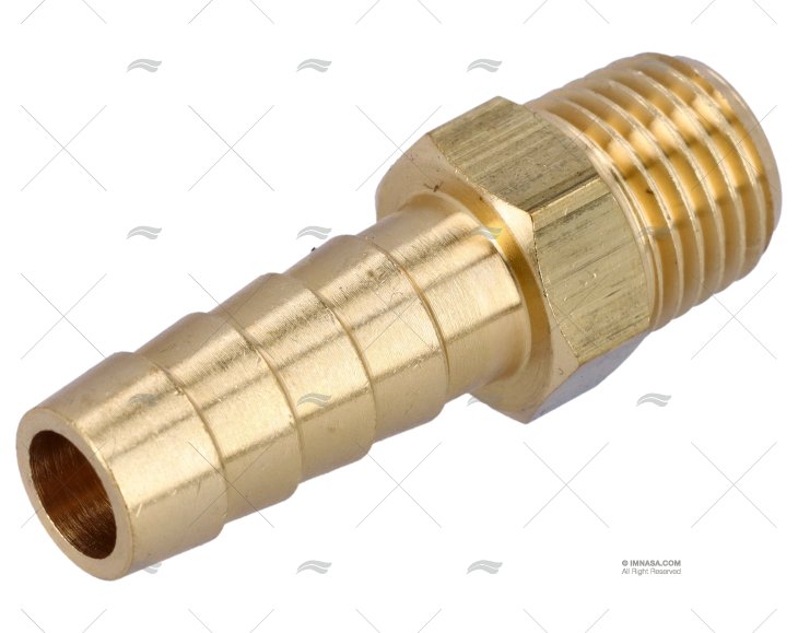 RACCORD ROSCA TUBO LATÃO