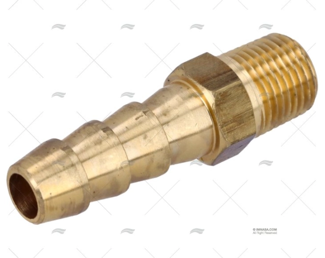 RACCORD ROSCA TUBO LATÃO