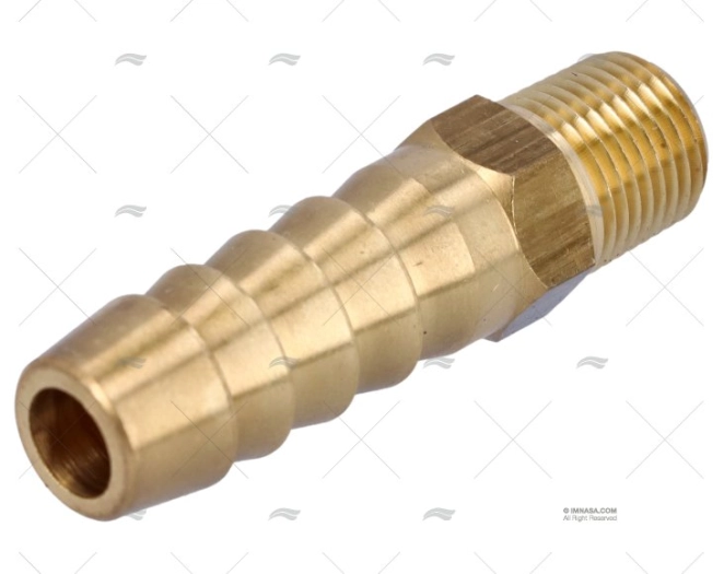 RACCORD ROSCA TUBO LATÃO