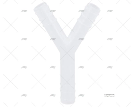 EMPALME "Y" NYLON 10mm BARKA