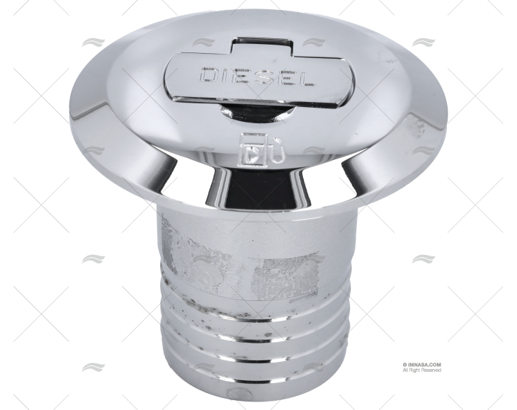 TAMPÃO DIESEL 50mm C/CHAVE LATÃO CROMADO FORESTI SUARDI