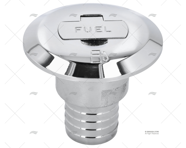 TAPPO CARBURANTE 38mm C/CHIAVE OTTONE CROMATO F. FORESTI SUARDI