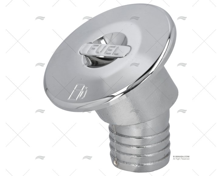 TAMPÃO COMBUSTÍVEL 38mm LATÃO CROMADO INC.30º FORESTI SUARDI