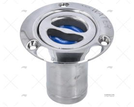 TAMPÃO ÁGUA 38mm INOX (AZUL)