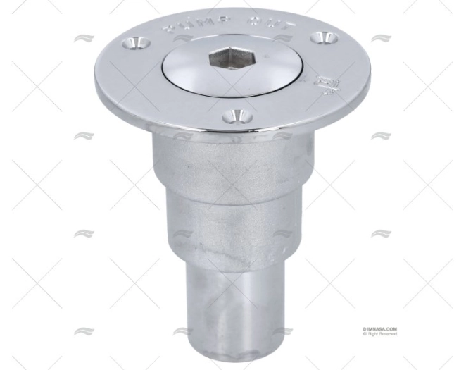 TAPON WASTE 38/50mm LATON CROMADO GUIDI