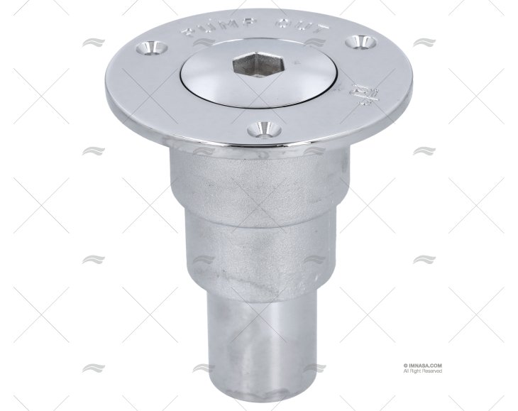 TAPON WASTE 38/50mm LATON CROMADO GUIDI