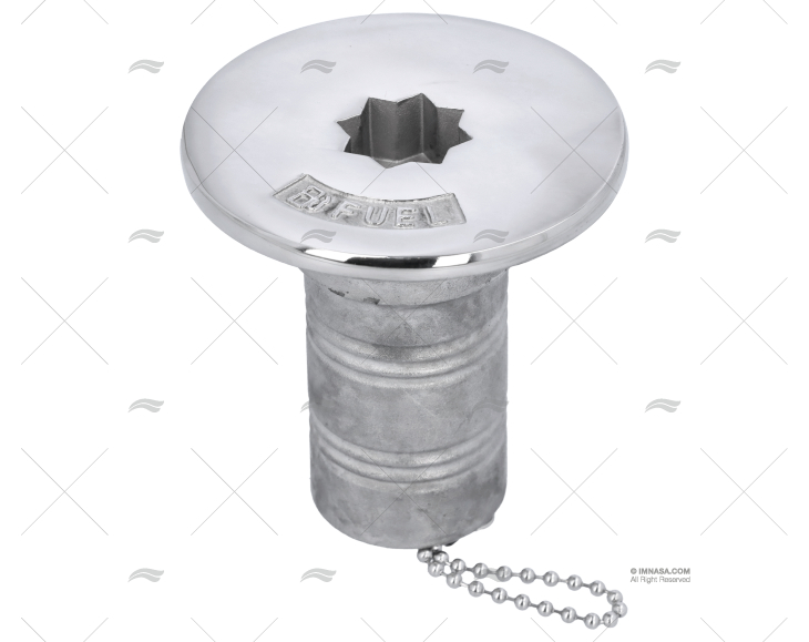 TAPPO CARBURANTE 38mm INOX