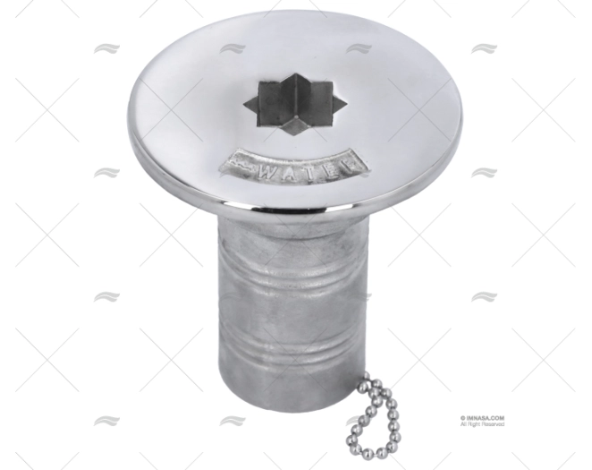 TAPPO WC 38mm INOX