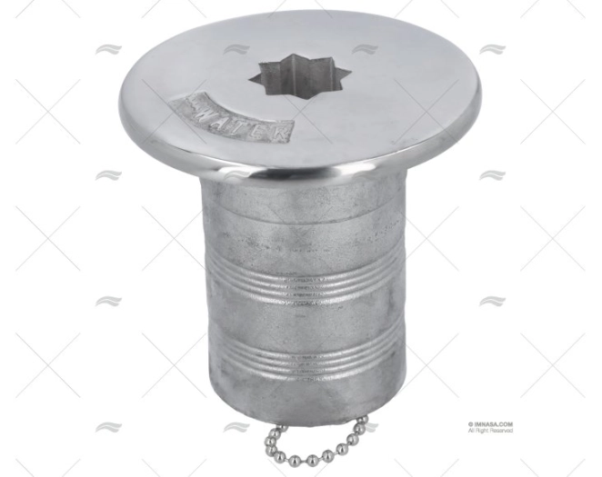 TAPPO WC 50mm INOX