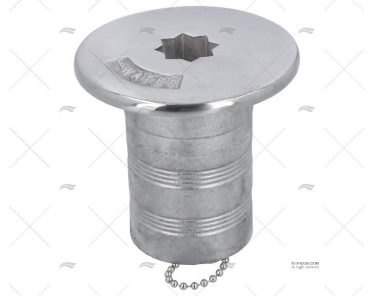 TAPPO WC 50mm INOX