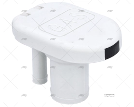 TAPPO CARBURANTE 38mm PVC BIANCO DRITTO PERKO